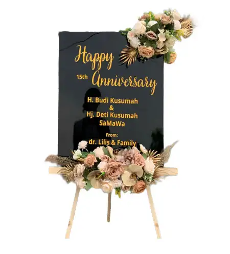Papan Bunga Akrilik Tampaksiring